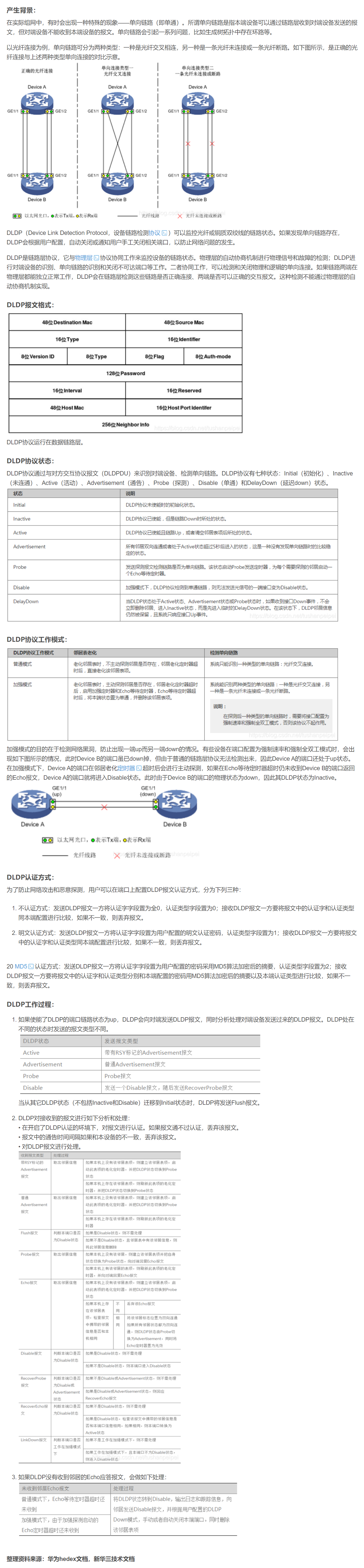 【转载】HCIE R&S 备考笔记  DLDP技术原理