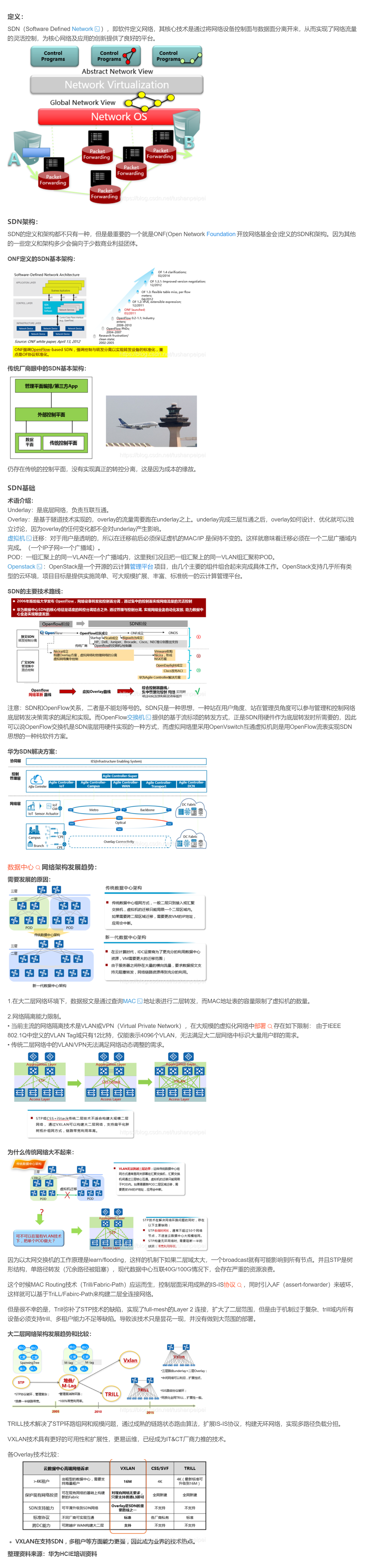 【转载】HCIE R&S 备考笔记  SDN基本概念和Overlay技术