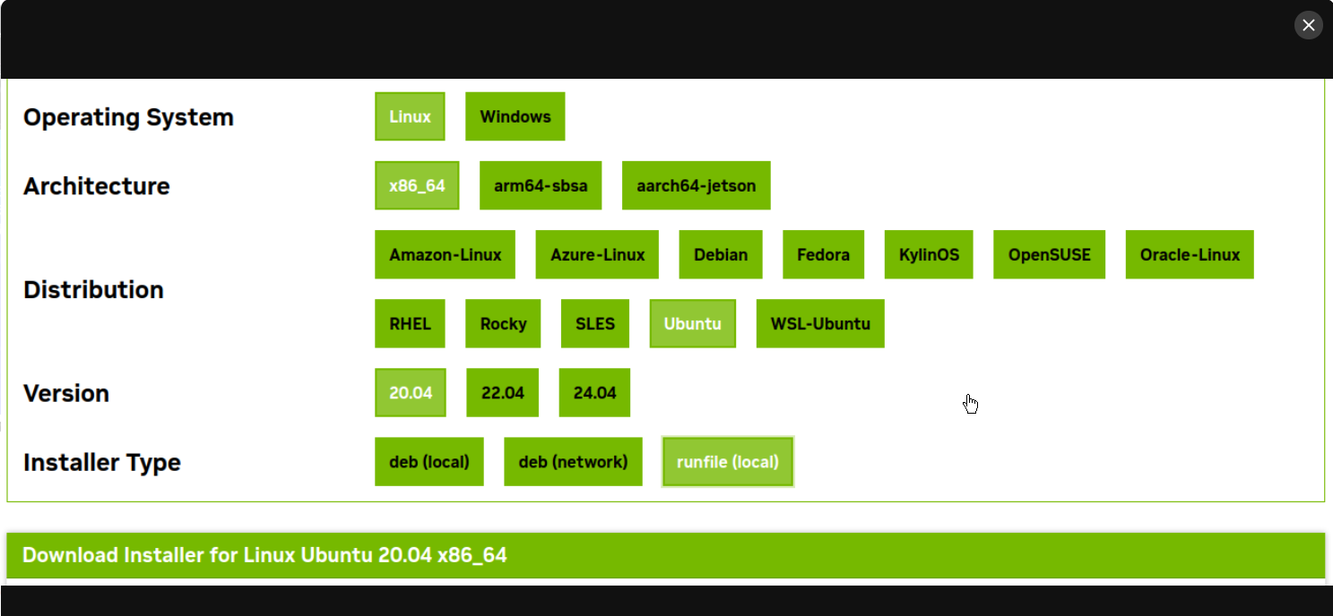 Ubuntu20.04 安装强化学习环境（CUDA、Conda）