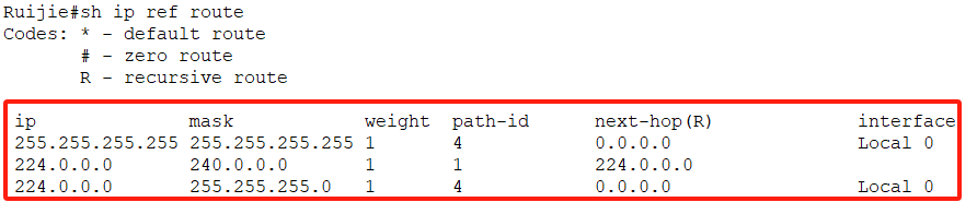 锐捷RSR77-X 调整默认路由后导致断网