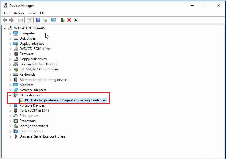 V5服务器OS出现unknown device called “PCI Data Acquisition and Signal Processing Controller